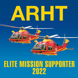 rescue helicopter sponsor logo